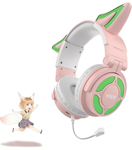 Amazon.co.jp: YOWU 猫耳ヘッドホン4 ブラック色 : 家電＆カメラ