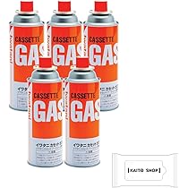 Amazon.co.jp: イワタニ カセットガス 4本セット オレンジ 液化