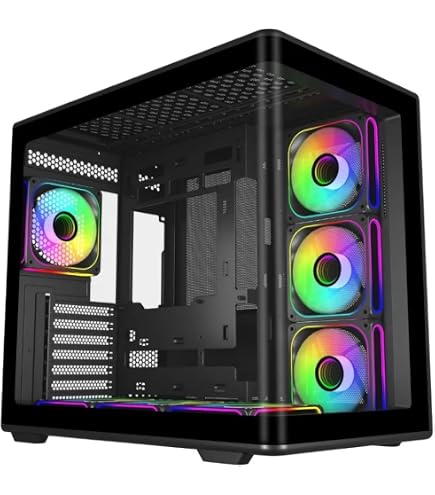 Cooler Master Elite 681 Computer Case- Black |4 X Pre-Installed