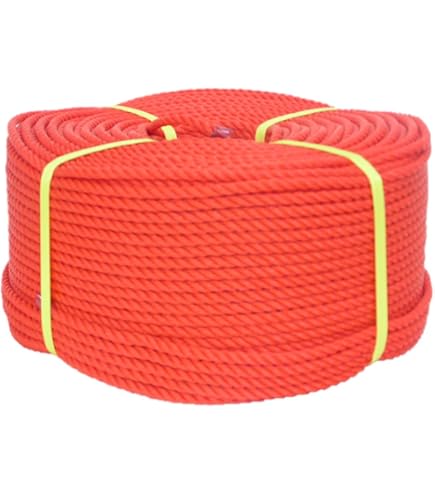 Amazon | のぞみ製鋼 新幹線印の組ロープ 8mm×200m巻 | ロープ | 産業