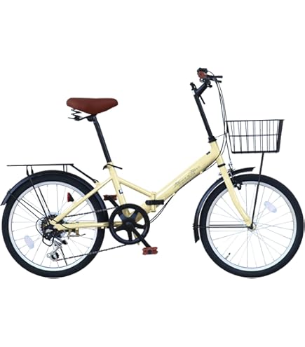 中古自転車３２１３　折り畳み　２０インチ　６段ギヤ　ワイヤー錠　ライトは付属していません 折りたたみ自転車 20インチ シマノ 6段変速ギア おしゃれ フロント