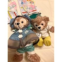 みぃちゃん　ダッフィー晴雨兼用傘、リュック、ぬいぐるみバッジ3 Amazon.co.jp: ダッフィー レインコート 傘 ぬいぐるみバッジ
