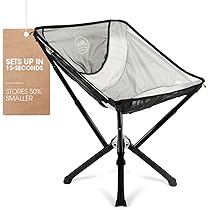 4脚セットGO CHAIR/CLIQ クラウドファンディング アウトドア椅子 セットアップ5秒で抜群の安定感。水筒サイズの持ち運び用