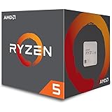 AMD CPU Ryzen5 1600 with Wraith Spire 65W cooler AM4 YD1600BBAEBOX