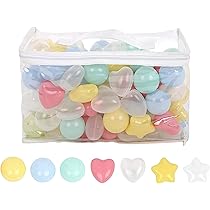 Amazon.co.jp: Hugmuu カラーボール 5.5cm 6cm ボールプール
