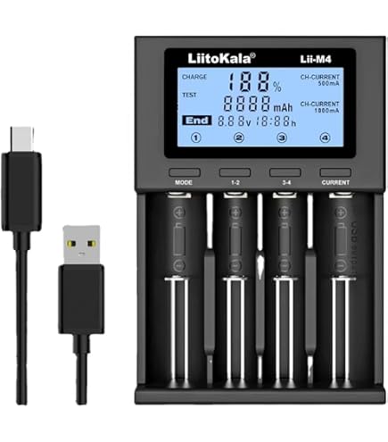 Alonefire LD4 Universal Battery Charger LCD Display Speedy Smart Charger For Rechargeable Batteries Nimh Nicd Aa Aaa Liion P 2915 - View #4