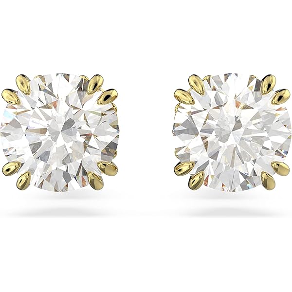 Amazon | [スワロフスキー] Swarovski Solitaire Pierced Earrings