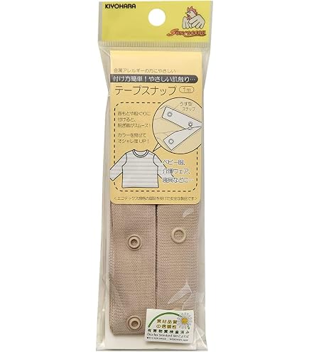 Amazon | 清原 サンコッコー テープスナップ 1m入 オフホワイト SUN12