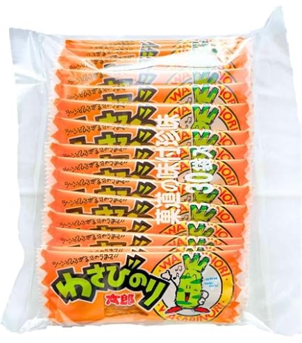 Amazon.co.jp: わさびのり太郎【60枚】 : 食品・飲料・お酒