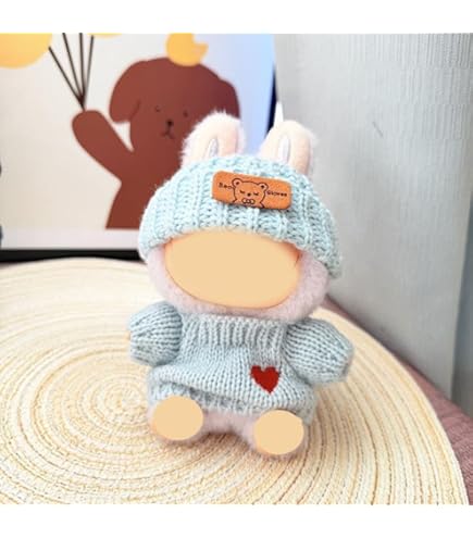 Amazon.co.jp: ぬい服 ちびぐるみ 10cm 垂れ耳うさぎ 水色 : おもちゃ