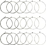 【Amazon限定ブランド】3set18本入 ギター 弦 エレキギター弦 ステンレス鋼弦 ニッケル弦 エレキギターの交換用弦 ギターアクセサリー 弦
