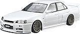 青島文化教材社(AOSHIMA) 1/24 ザ・チューンドカーシリーズ No.04 ニッサン URAS ER34 スカイライン TYPE-R 2001 プラモデル