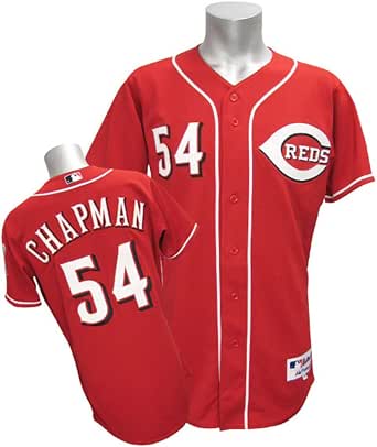 Amazon Co Jp マジェスティック Majestic Mlb レッズ 54 アロルディス チャプマン Authentic Player ユニフォーム オルタネート スポーツ アウトドア