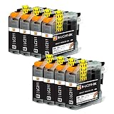 LC211-4CL Brother用 互換インクカートリッジ LC211(8BK) 1色 8本 大容量 残量検知 最新ICチップ搭載 DCP-J562N DCP-J762N DCP-J962N DCP-J963N MFC-J730DN MFC-J730DWN MFC-J830DN MFC-J830DWN MFC-J880N MFC-J900DN MFC-J900DWN MFC-J990DN