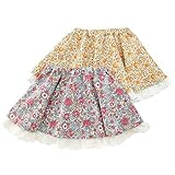 【アウトレット】 dolcina フレアースカート(80～130cm) キムラタンの子供服 イエロー 95 ( 33219x33419-151a )