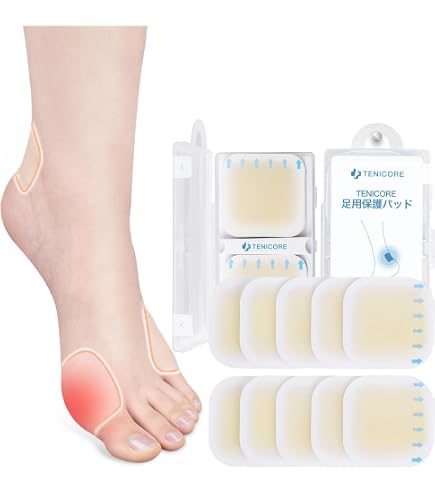 Amazon | BAND-AID(バンドエイド) 外反母趾用 レギュラーサイズ 4枚