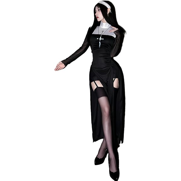 シスター、大きいサイズ(LLLL)コスプレ衣装 コスプレ 仮装 シスター XL (大きいサイズ) 【 コスプレ 衣装