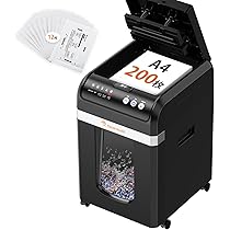 Amazon.co.jp: bonsaii オートフィードシュレッダー 200枚 業務用 静音