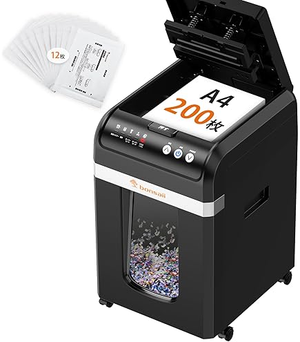 Amazon | フェローズ シュレッダー 家庭用 電動 10枚細断 マイクロ