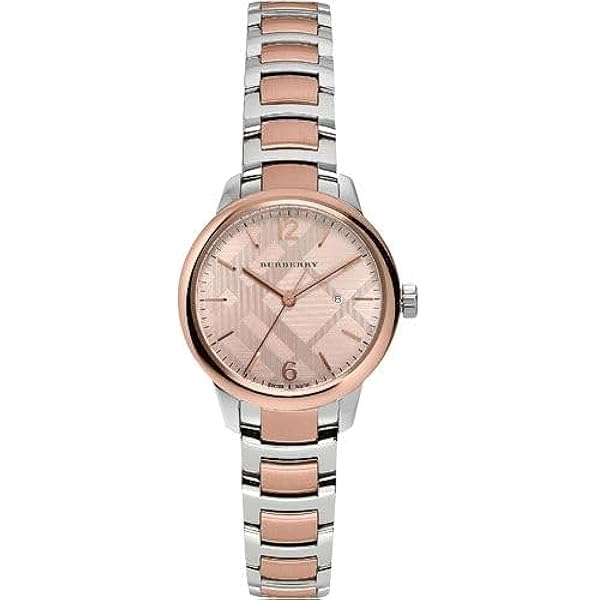 Amazon.co.jp: Burberry BU9018 Women's Swiss Haymarket Check Fabric