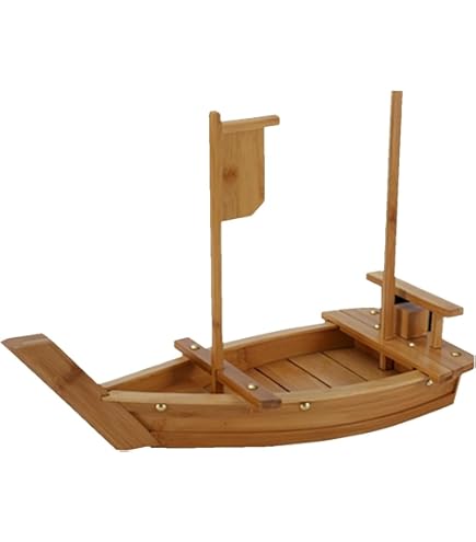 Amazon.co.jp: 木曽木製 網付 特大舟盛 150cm盛込船 5尺 日本製