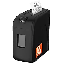 Amazon.co.jp: シュレッダー 家庭用 業務用 8枚同時細断 静音