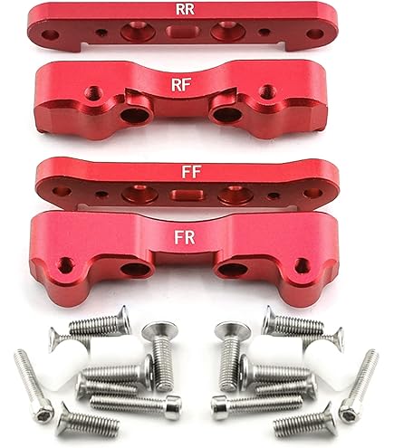 Aluminum Steering Top Plate & Bellcrank For Arrma Kraton 8S & Outcast 8S - Red