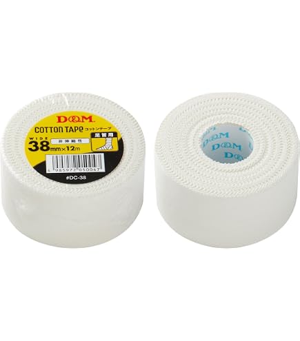 Amazon | D&M(ディーアンドエム) テーピング コットンテープ 幅 13mm