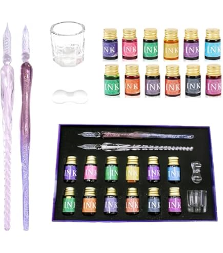 Amazon | ガラス工房LUC ガラスペン ゴースト ブルー | 筆ペン