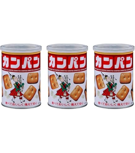 Amazon | カンパン100g 6缶入り | Sanritsu | 備蓄用保存パン 通販