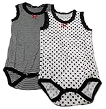 サンベビー 2枚組タンクオール 90cm ブラック ボーダー