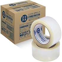 Amazon.co.jp: エコクオ OPPテープ 梱包用テープ 48mm幅 100m巻