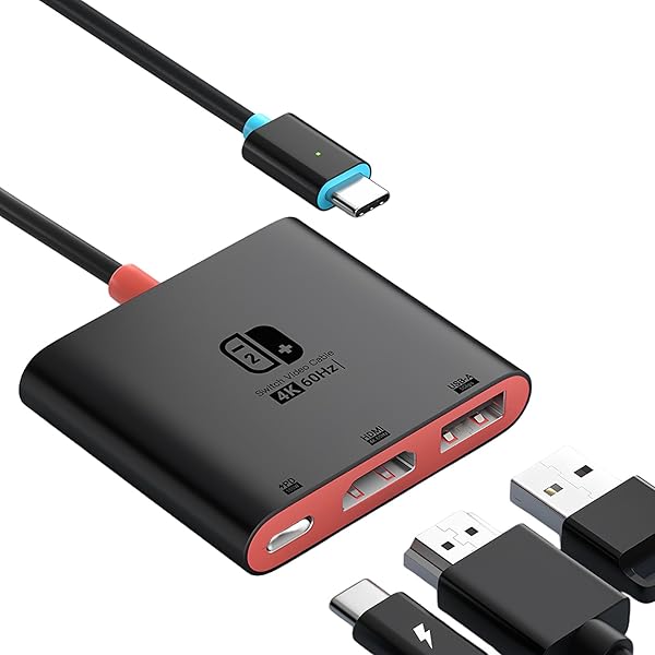 Amazon.co.jp: CYBER ・ ドック機能付きHDMI変換ケーブル （ SWITCH 用