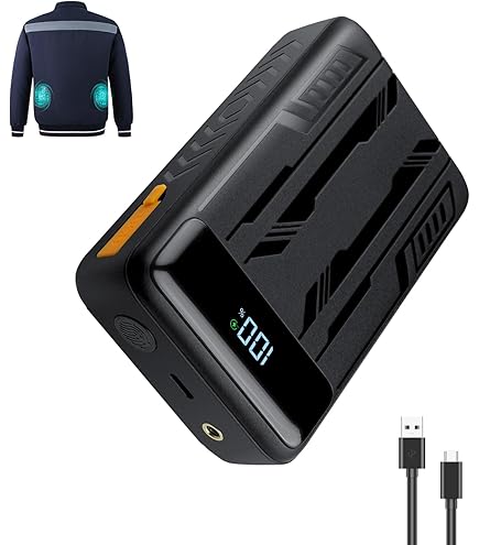 Amazon | 36Vバッテリー 30,000mAh 5段階ボルト調整 空調作業着 ファン