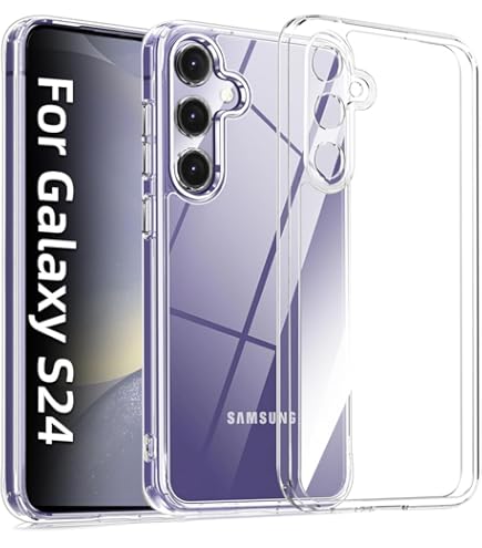 Amazon.co.jp: 【Blxnyt】Galaxy S24 ケース クリア MIL規格取得 衝撃