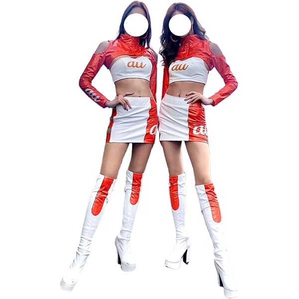 Amazon.co.jp: [Woodey] au キャンギャル コスプレ衣装 レースクイーン