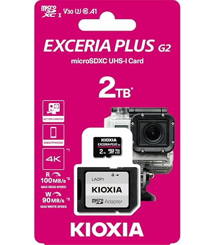 Amazon | KIOXIA(キオクシア) 旧東芝メモリ microSD 2TB UHS-I U3 V30
