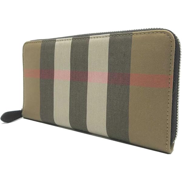 Amazon | [バ－バリ－] 長財布（ラウンドファスナー）8070598