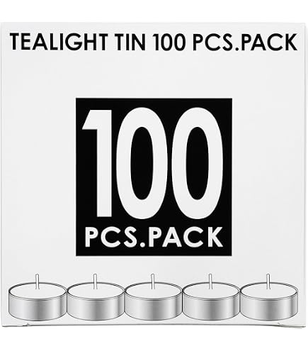 Amazon.co.jp: カ メヤマ キャンドル ティーライトテイン 100個
