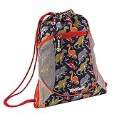 KidKraft Dinosaur Drawstring Bag 13 x 17 [並行輸入品]