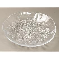 【美品】コスタボダ ウラ ボウル 4枚セット 北欧ガラス 美品】【北欧】コスタボダ ウラ 大ボウル 花柄ガラス 北欧食器