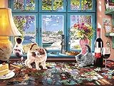 Buffalo Games Puzzler's Desk Cats Collection Jigsaw Puzzle (750 Piece)