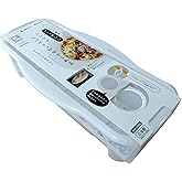 Inomata Chemical Co., Ltd. Microwave Cooker for Pasta, Clear White, Capacity 3.3 gal (1.3 L)