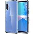Spigen Xperia10III ケース Xperia 10 III lite ケース ストラップ穴付き [ SOG04 | SO-52B ] 全透明 クリアケース 耐衝撃 すり傷防止 黄変防止 米軍MIL規格取得 ウルトラ・ハイブリッド ACS
