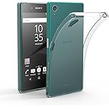 Simpeak Sony Xperia Z5 対応 ケース，エクスペリア Z5 適応 TPUクリア透明保護カバー 5.2インチ SO-01H/SOV32/501SO適応 指紋防止 衝撃防止