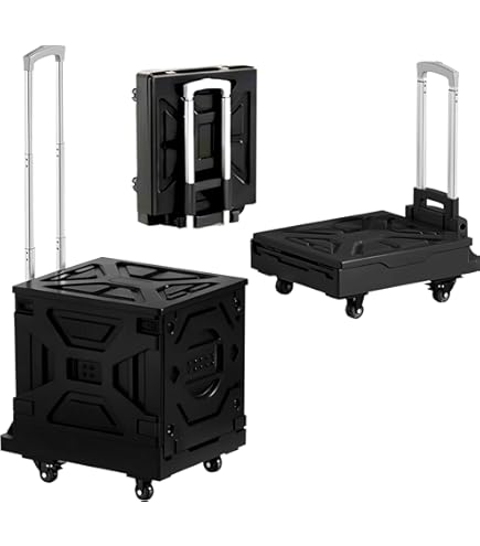 【新品未使用】Kirnuo キャリーワゴン 折りたたみ 55L 大容量 4輪 Amazon.co.jp: Kirnuoキャリーワゴン 蓋付き 折りたたみ コンテナ