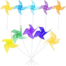 Amazon.co.jp: LIFKOME 風車 ガーデニング 100本セット かざぐるま