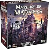 Fantasy Flight Games マンションズ・オブ・マッドネス 第2版 ボードゲーム (ベースゲーム) | ホラーゲーム | ティーンと大人用 | 14歳以上 | 1~5人用 | 平均プレイ時間 2~3時間 | Fantasy Flight Games 製