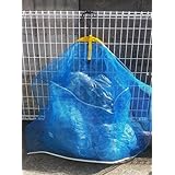 たためるシー（個人向けカラスよけゴミネット） ポケットタイプ フタ付き 吊り下げタイプ