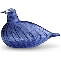 Amazon.co.jp: イッタラ トイッカの鳥 吹きガラス 鳥 ブルーバード  
